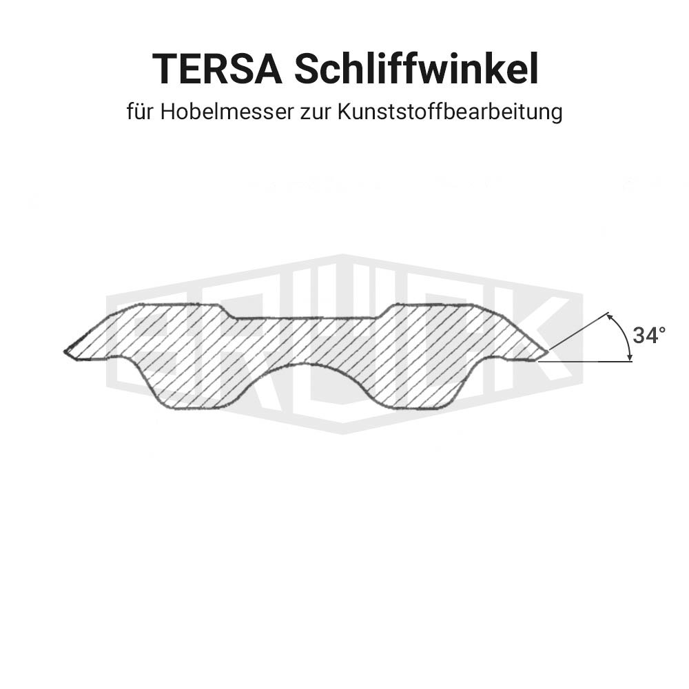 Original TERSA HS Hobelmesser 810 mm